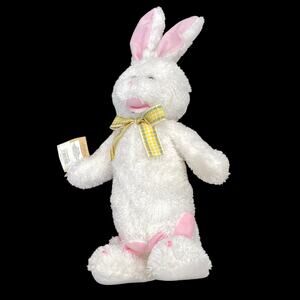 Chantilly Lane Bunny Rabbit Peter Jumping Bunny White Easter Not Working READ